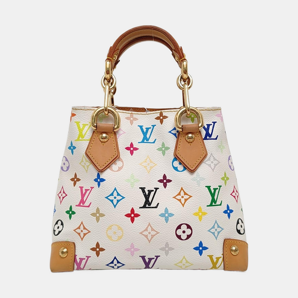 LV × TM AUDRA Monogram Coated Canvas White