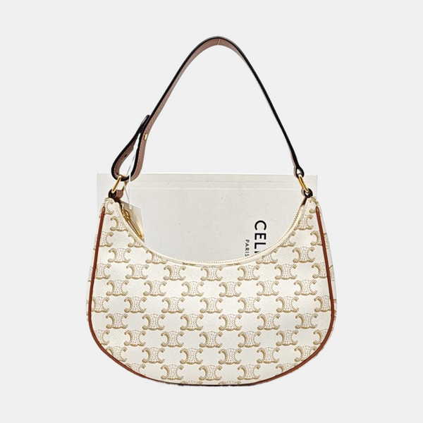 Authenticated pre-owned AVA Coated Canvas Beige - Top Handle Bag at Looply