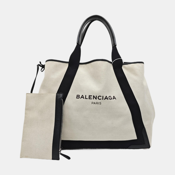 Navy Canvas White