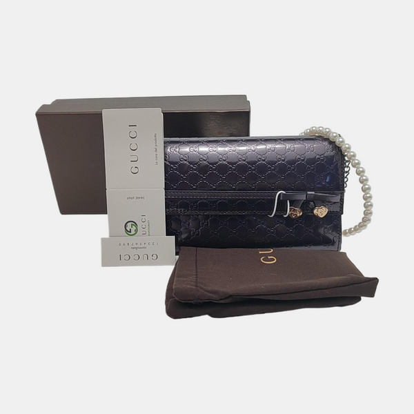 Monogram Calfskin Wallet Purple