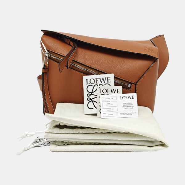 Puzzle Small Calfskin Brown