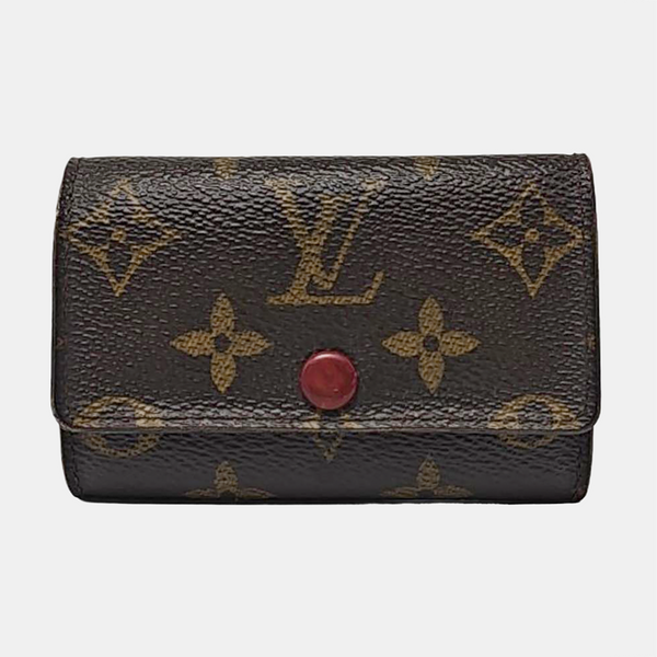 Monogram Coated Canvas Brown Key Pouch