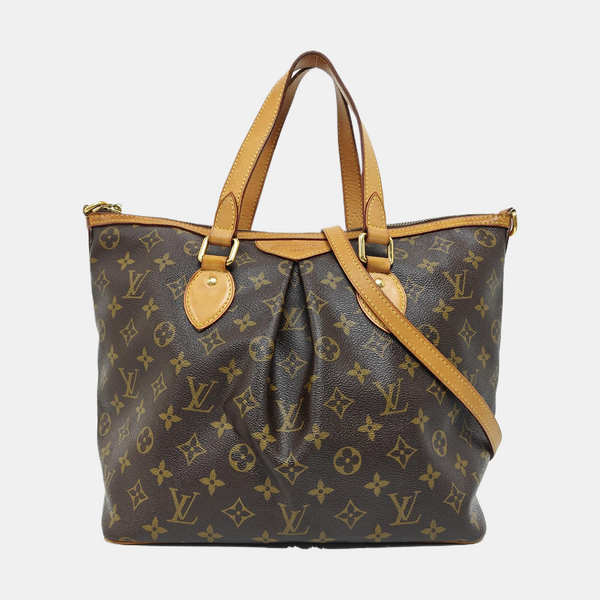 PALERMO PM Monogram Coated Canvas Brown
