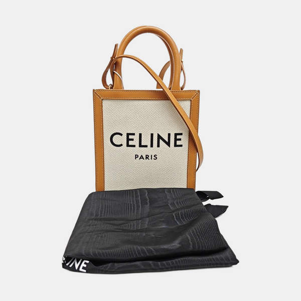 CABAS CELINE Mini Canvas White