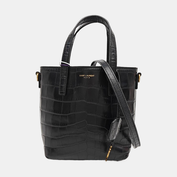 Calfskin Shoulder Bag Black