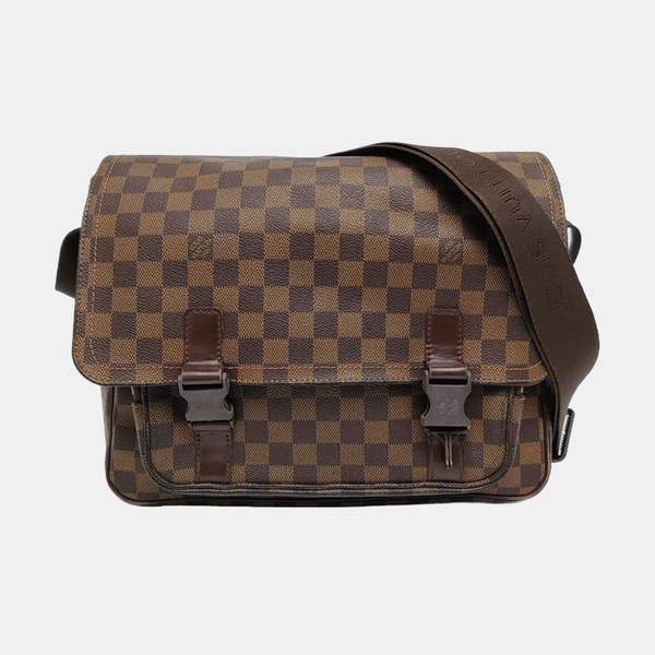 MELVILLE Damier Ebene Coated Canvas Brown