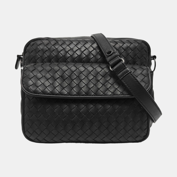 Lambskin Shoulder Bag Black