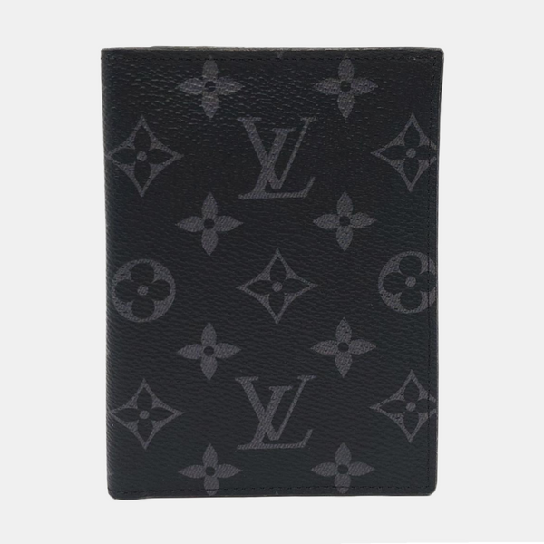 Monogram Coated Canvas Wallet Gray