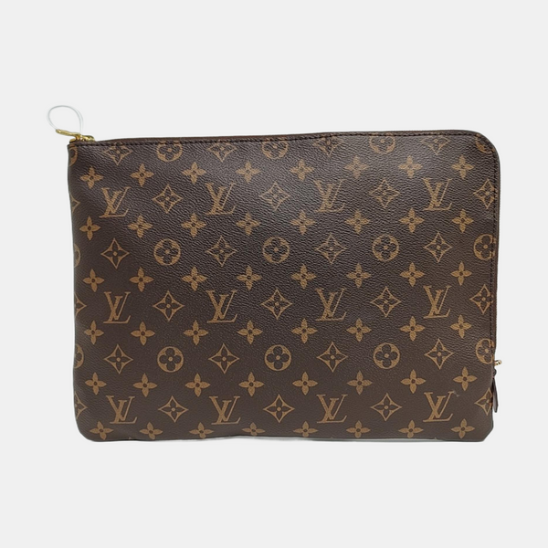 Etui Voyage MM Monogram Coated Canvas Brown