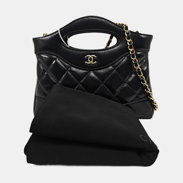 CHANEL 31 Quilted Lambskin Black
