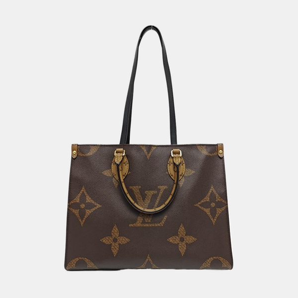 ONTHEGO MM Monogram Coated Canvas Brown