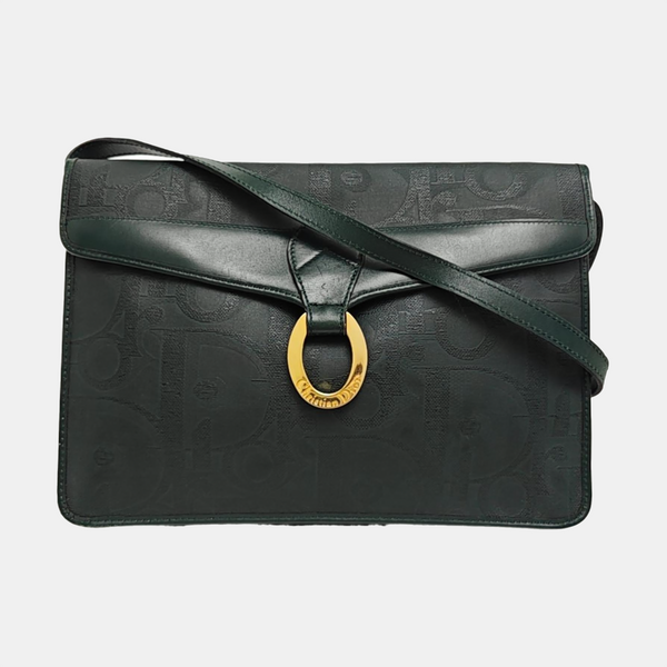 Special Material Shoulder Bag Green