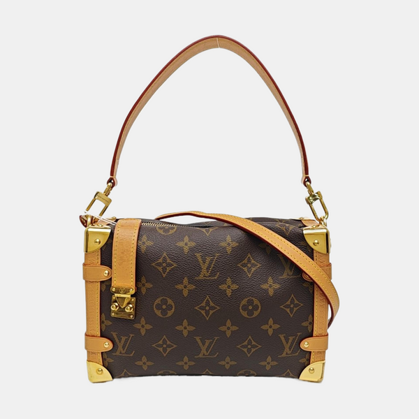 SIDE TRUNK MM Monogram Coated Canvas Brown