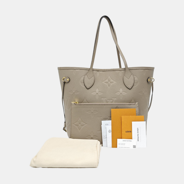 NEVERFULL MM Calfskin Gray
