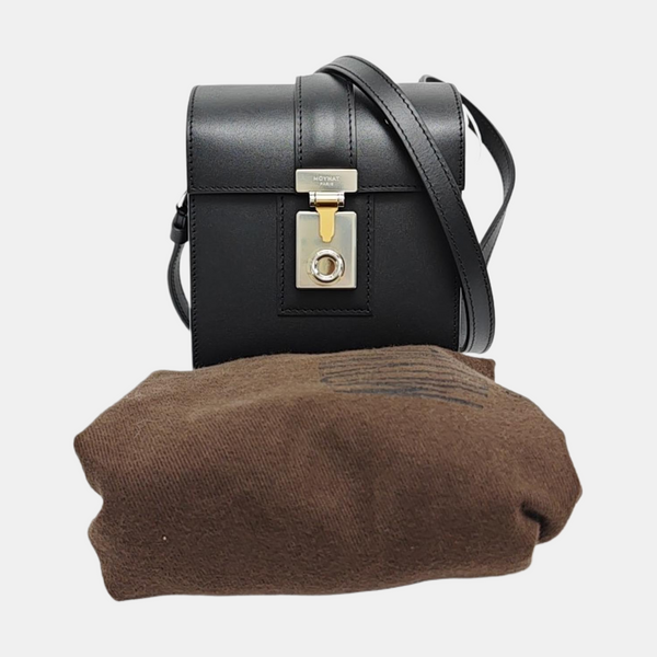 Calfskin Shoulder Bag Black