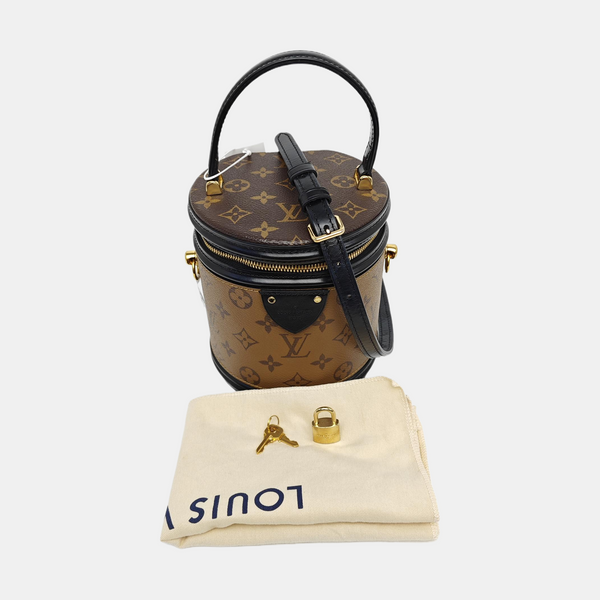 CANNES PM Monogram Coated Canvas Brown
