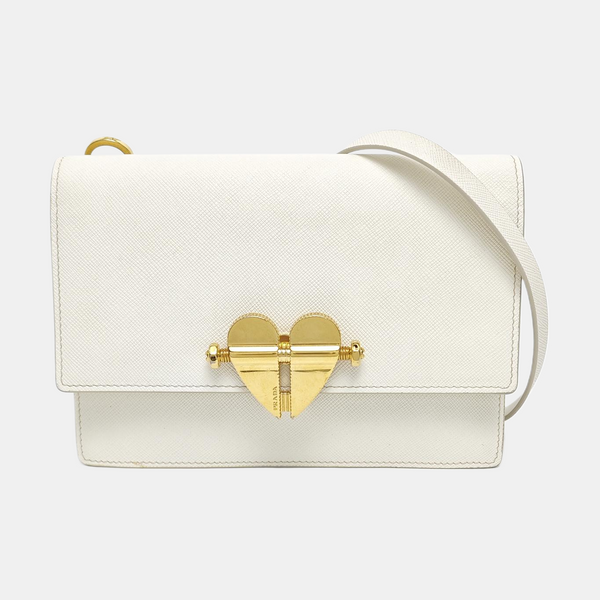 Calfskin Shoulder Bag Mini White