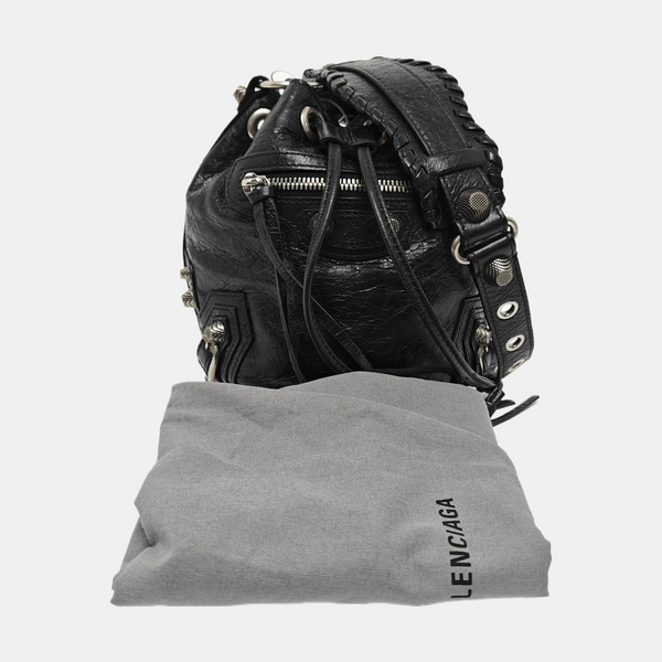 Le Cagole S Lambskin Black