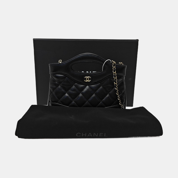 CHANEL 31 Quilted Lambskin Black