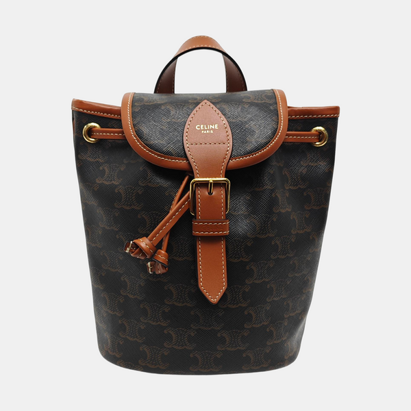 TRIOMPHE Mini Coated Canvas Brown