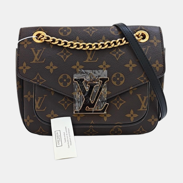 PASSY Monogram Coated Canvas Brown