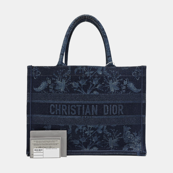Book Tote Small Denim Blue