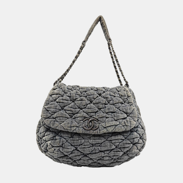 Quilted Velvet Gray