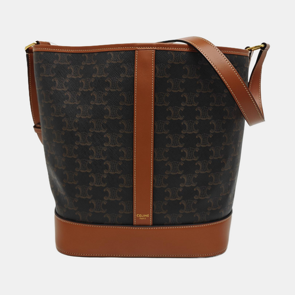 TRIOMPHE CANVAS Medium Coated Canvas Brown