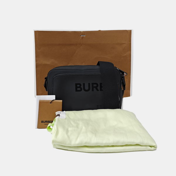 Fabric Shoulder Bag Black