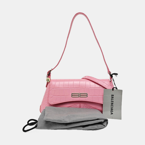 Calfskin Shoulder Bag Pink
