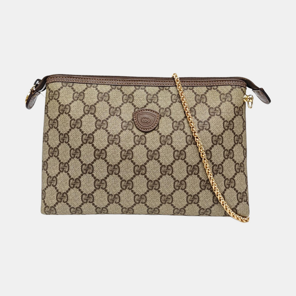 GG Supreme Monogram Coated Canvas Beige