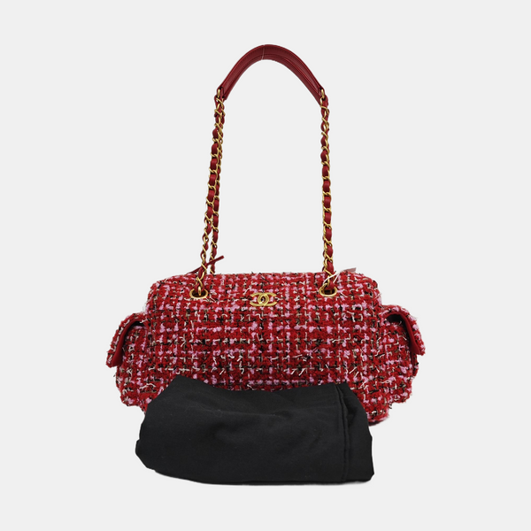 Quilted Wool Small Red
