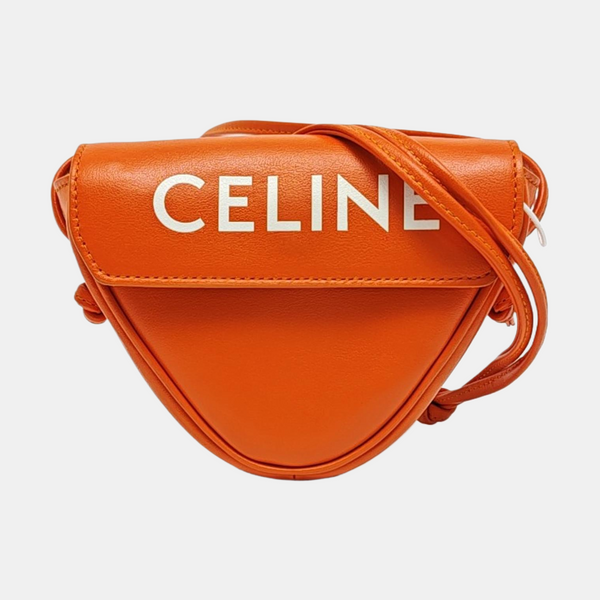 TRIANGLE Calfskin Orange