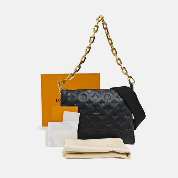 COUSSIN PM Lambskin Black