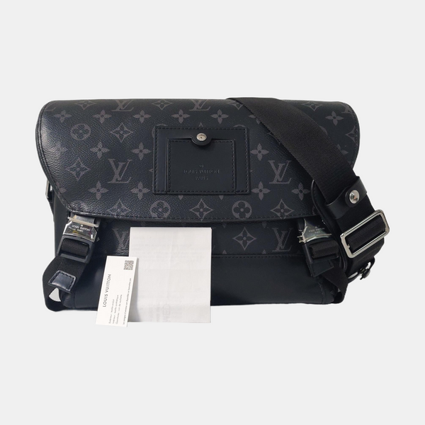 VOYAGER PM Monogram Coated Canvas Black
