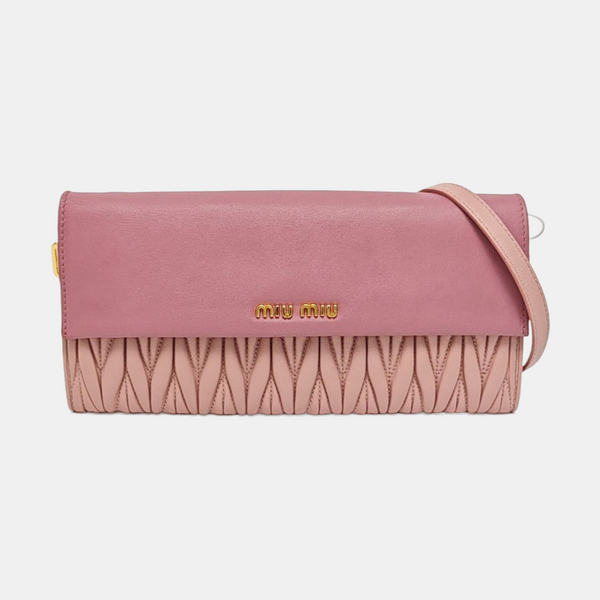 Quilted Lambskin Shoulder Bag Pink