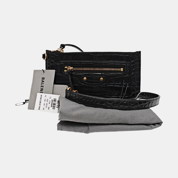 Calfskin Clutch Black