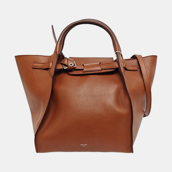 BIG BAG Small Calfskin Brown