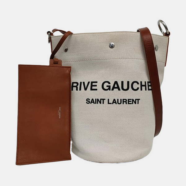 RIVE GAUCHE Calfskin White