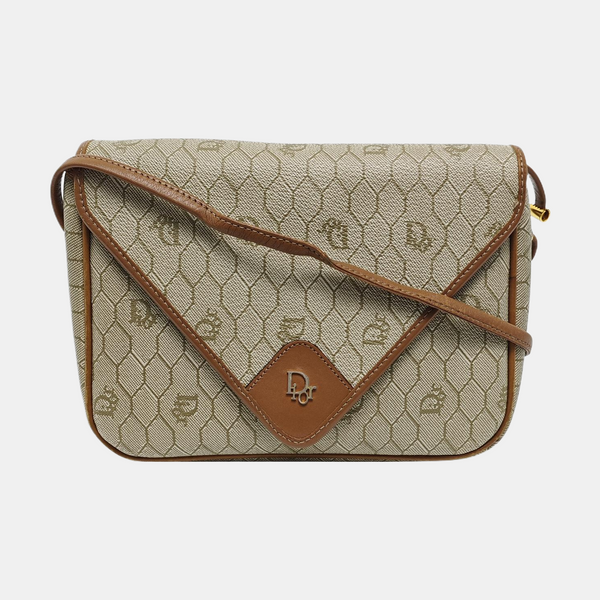 Vintage Honeycomb Coated Canvas Beige