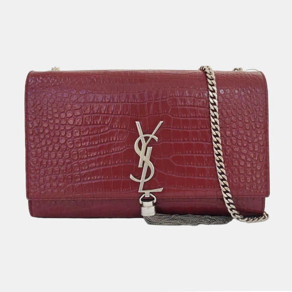 KATE Medium Calfskin Red