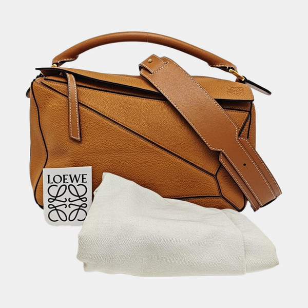 Puzzle Medium Calfskin Brown