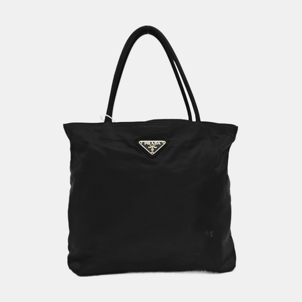 Nylon Tote Bag Black