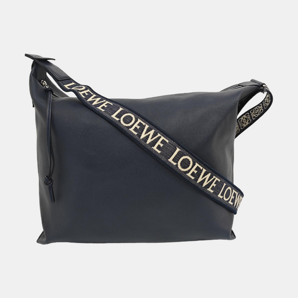 Calfskin Shoulder Bag Blue