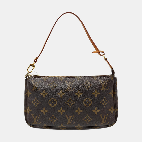 ACCESSOIRES Monogram Coated Canvas Brown