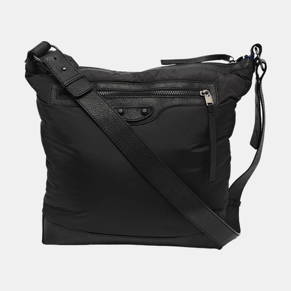 Nylon Shoulder Bag Black