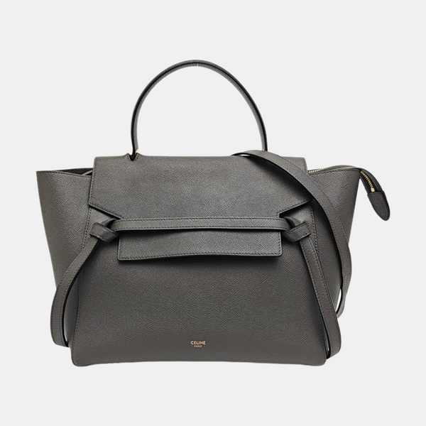 BELT Mini Calfskin Gray