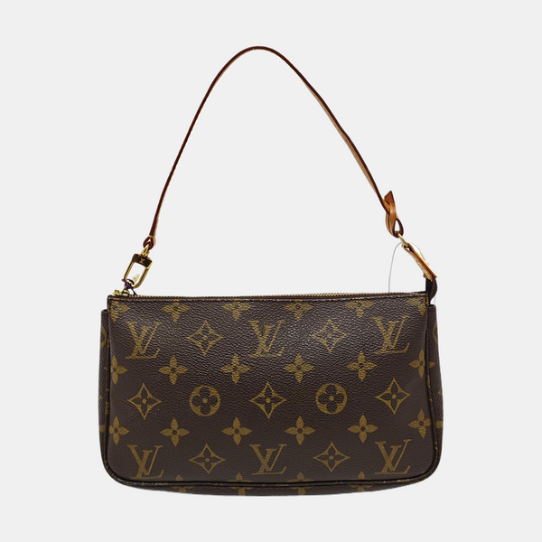 ACCESSOIRES Monogram Coated Canvas Brown