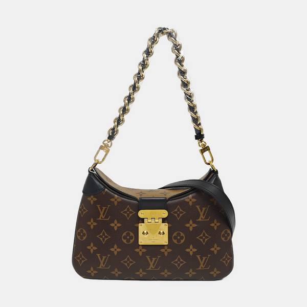 TWINNY Monogram Coated Canvas Brown