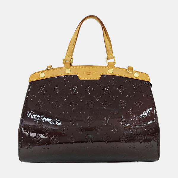 BREA MM Monogram Patent Leather Red
